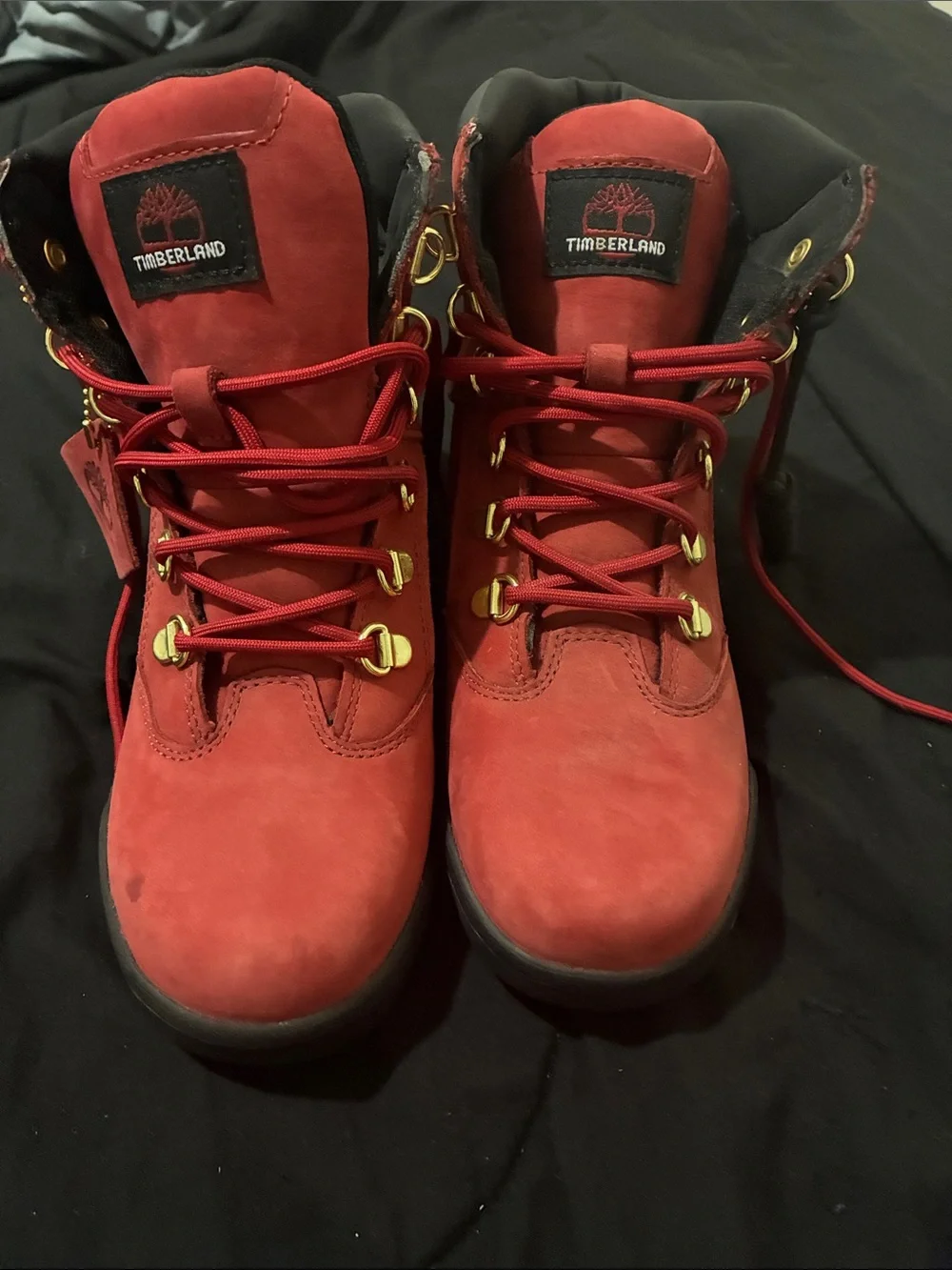 Timberland Kids Red Outdoor Boots